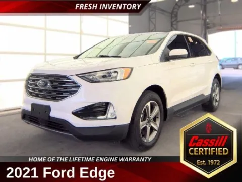 White 2021 Ford Edge SEL for sale in Cedar Rapids, IA