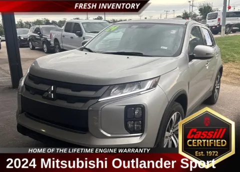 Silver 2024 Mitsubishi Outlander Sport 2.0 SE for sale in Cedar Rapids, IA