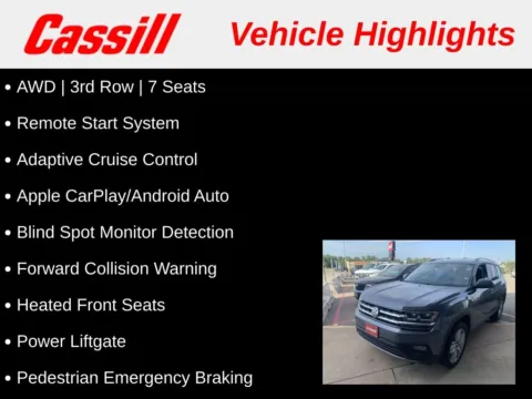 Another view of 2019 Volkswagen Atlas 3.6L V6 SE for sale in Cedar Rapids, IA at Cassill Motors