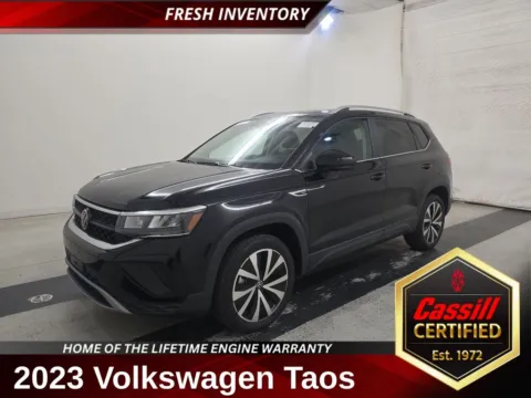 Black 2023 Volkswagen Taos 1.5T SE for sale in Cedar Rapids, IA