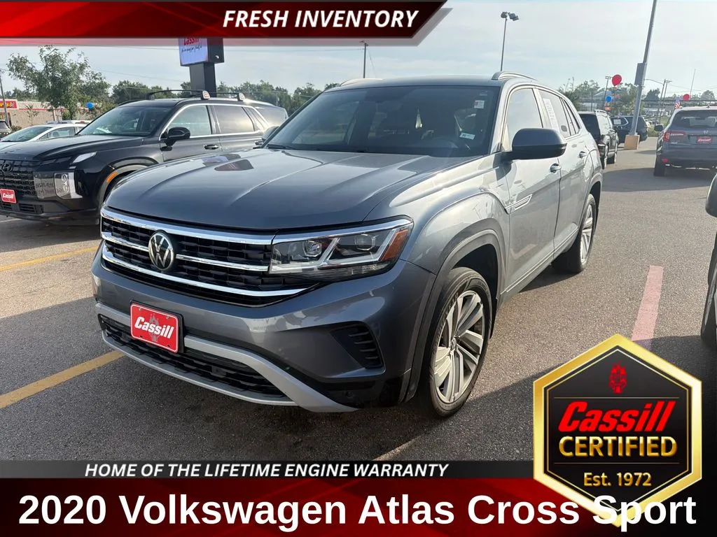 Gray 2020 Volkswagen Atlas Cross Sport 2.0T SE w/Technology for sale in Cedar Rapids, IA