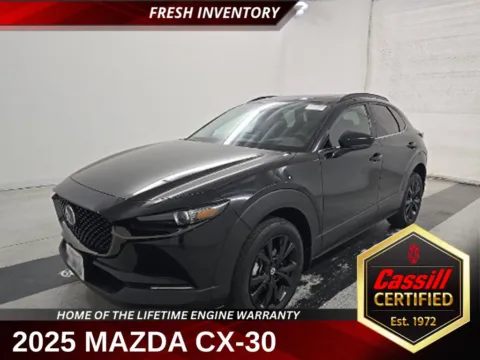 Black 2025 Mazda CX-30 2.5 Turbo Premium Package for sale in Cedar Rapids, IA