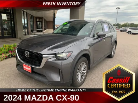 Gray 2024 Mazda CX-90 3.3 Turbo Preferred for sale in Cedar Rapids, IA