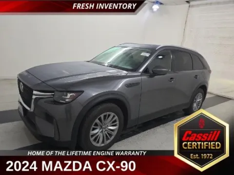 Gray 2024 Mazda CX-90 3.3 Turbo Preferred for sale in Cedar Rapids, IA