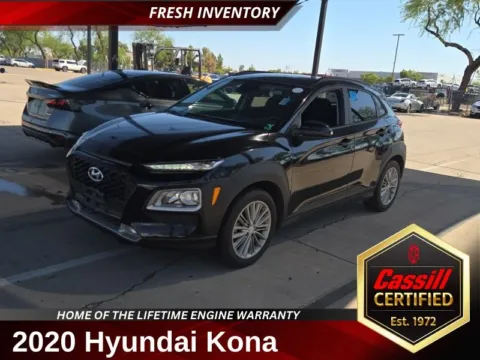 Black 2020 Hyundai Kona SEL Plus for sale in Cedar Rapids, IA