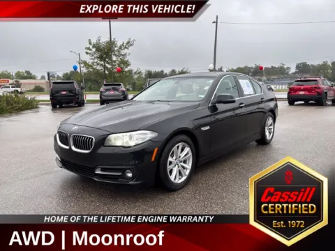 Black 2016 BMW 5 Series 528i xDrive for sale in Cedar Rapids, IA
