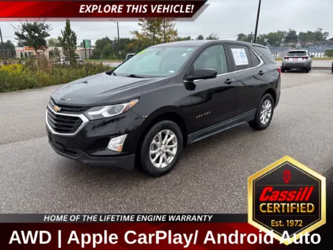 Black 2021 Chevrolet Equinox LT for sale in Cedar Rapids, IA