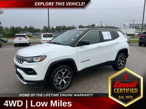 White 2026 Jeep Compass Limited for sale in Cedar Rapids, IA
