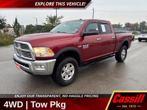 Red 2014 Ram 3500 Big Horn for sale in Cedar Rapids, IA