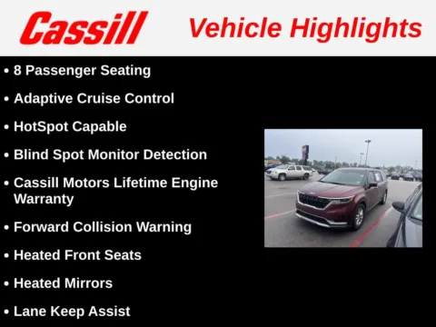 Another view of 2023 Kia Carnival LX Seat Package for sale in Cedar Rapids, IA at Cassill Motors