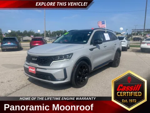 Gray 2022 Kia Sorento SX-Prestige for sale in Cedar Rapids, IA