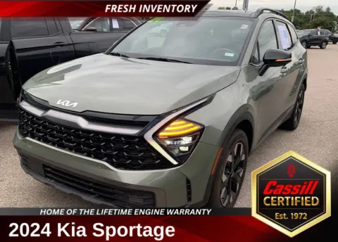 Green 2024 Kia Sportage Plug-In Hybrid X-Line Prestige for sale in Cedar Rapids, IA
