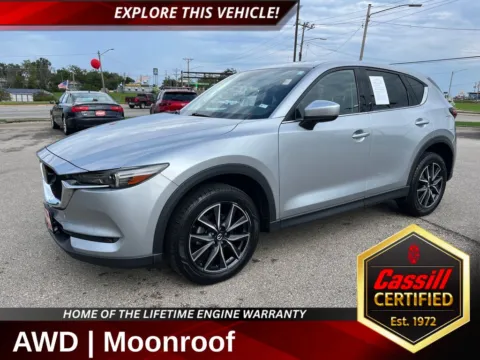 Silver 2017 Mazda CX-5 Grand Touring for sale in Cedar Rapids, IA