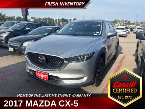 Silver 2017 Mazda CX-5 Grand Touring for sale in Cedar Rapids, IA