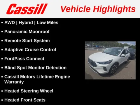Another view of 2023 Ford Escape Hybrid Platinum for sale in Cedar Rapids, IA at Cassill Motors