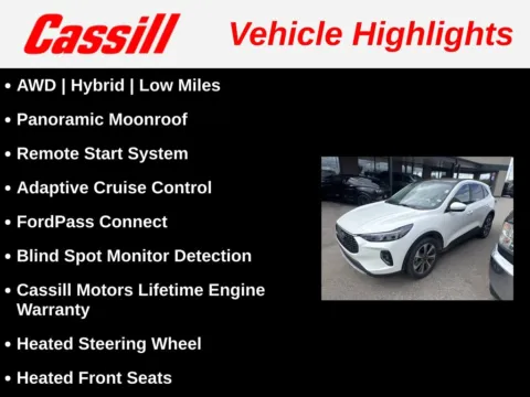 Another view of 2023 Ford Escape Hybrid Platinum for sale in Cedar Rapids, IA at Cassill Motors