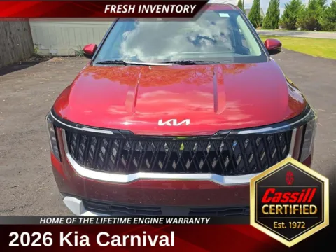 Red 2026 Kia Carnival LXS for sale in Cedar Rapids, IA