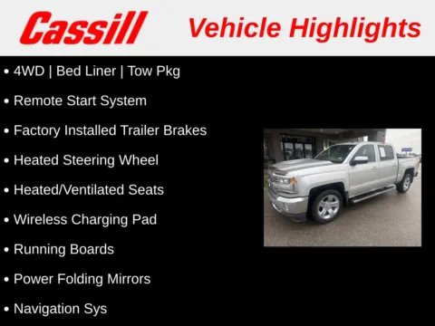 Another view of 2018 Chevrolet Silverado 1500 LTZ for sale in Cedar Rapids, IA at Cassill Motors