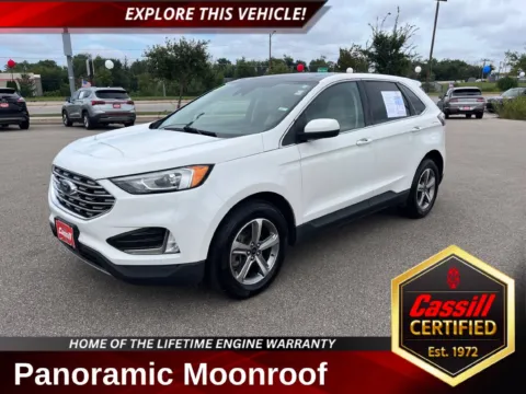 White 2021 Ford Edge SEL for sale in Cedar Rapids, IA
