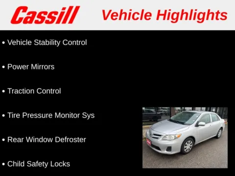 Another view of 2013 Toyota Corolla L for sale in Cedar Rapids, IA at Cassill Motors