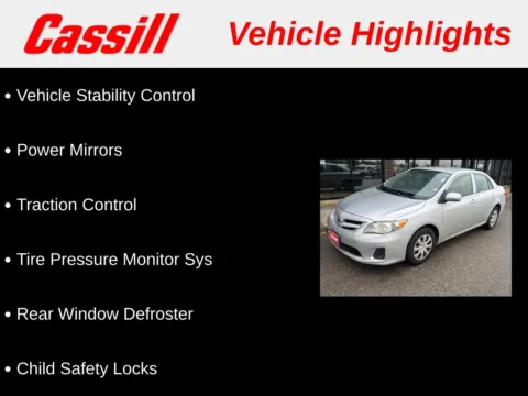 Another view of 2013 Toyota Corolla L for sale in Cedar Rapids, IA at Cassill Motors