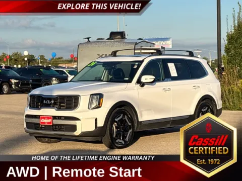 White 2024 Kia Telluride S for sale in Cedar Rapids, IA