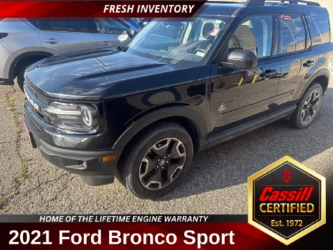 Black 2021 Ford Bronco Sport Outer Banks for sale in Cedar Rapids, IA