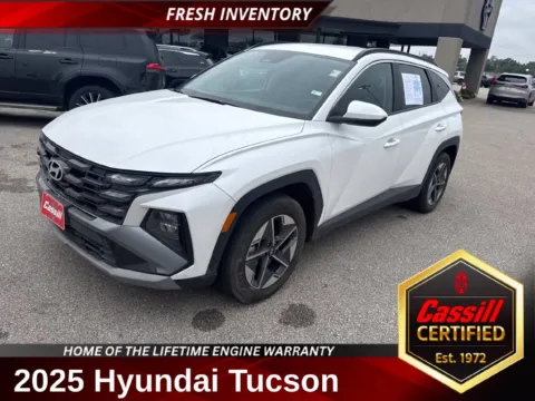 White 2025 Hyundai Tucson SEL for sale in Cedar Rapids, IA