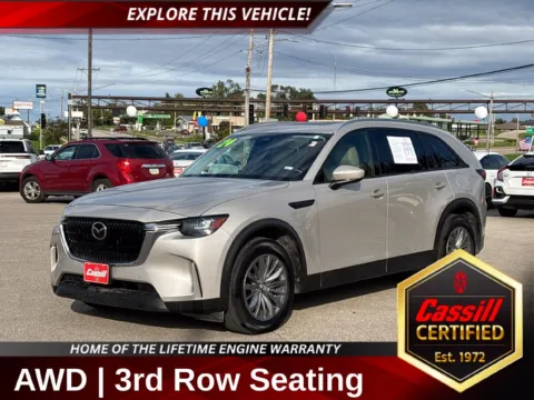 Gray 2024 Mazda CX-90 3.3 Turbo Preferred for sale in Cedar Rapids, IA