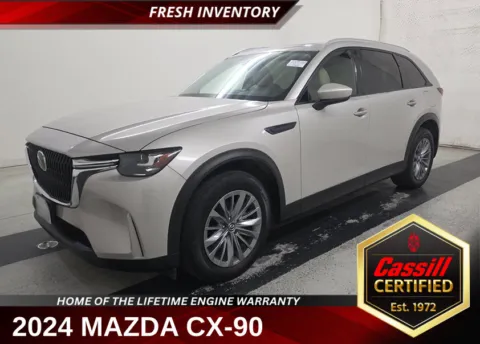 Gray 2024 Mazda CX-90 3.3 Turbo Preferred for sale in Cedar Rapids, IA