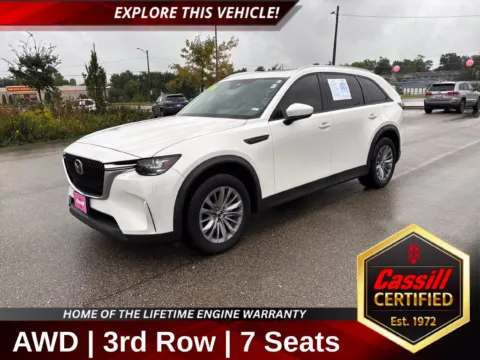 White 2024 Mazda CX-90 3.3 Turbo Preferred Plus for sale in Cedar Rapids, IA