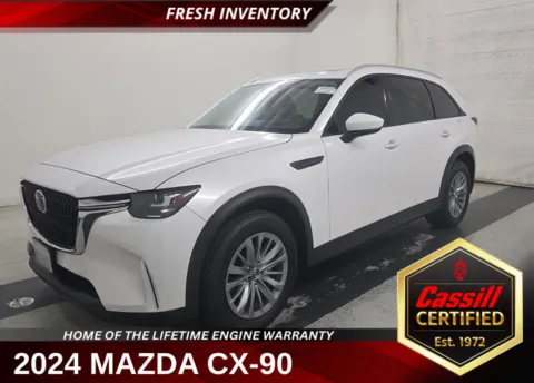 White 2024 Mazda CX-90 3.3 Turbo Preferred Plus for sale in Cedar Rapids, IA