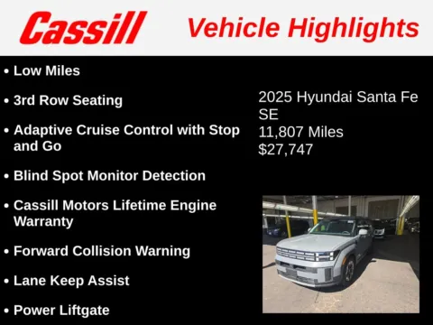 Another view of 2025 Hyundai Santa Fe SE for sale in Cedar Rapids, IA at Cassill Motors