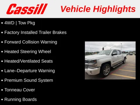 Another view of 2016 Chevrolet Silverado 1500 High Country for sale in Cedar Rapids, IA at Cassill Motors