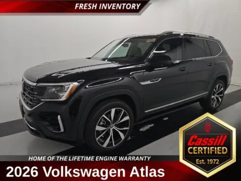 Black 2026 Volkswagen Atlas SEL Premium R-Line for sale in Cedar Rapids, IA