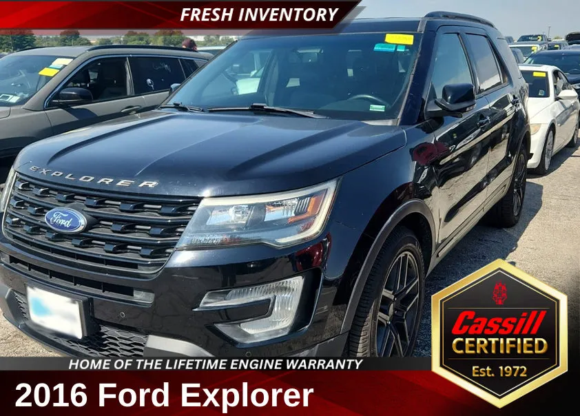 Black 2016 Ford Explorer Sport for sale in Cedar Rapids, IA