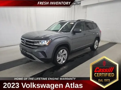 Gray 2023 Volkswagen Atlas 3.6L V6 SE w/Technology for sale in Cedar Rapids, IA