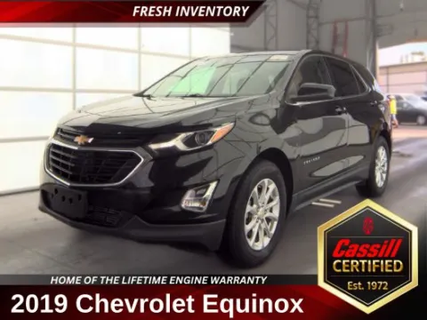 Black 2019 Chevrolet Equinox LT for sale in Cedar Rapids, IA