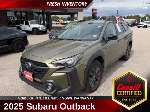 Green 2025 Subaru Outback Onyx Edition for sale in Cedar Rapids, IA