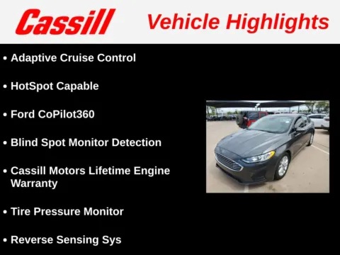 Another view of 2020 Ford Fusion SE for sale in Cedar Rapids, IA at Cassill Motors