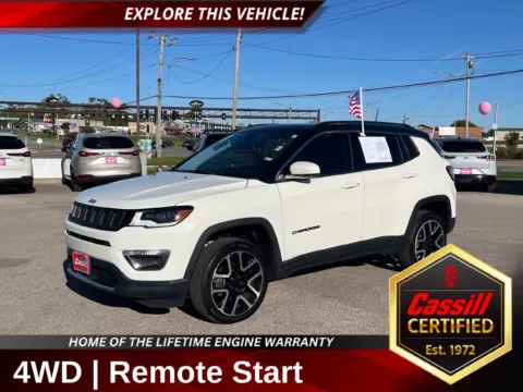 White 2018 Jeep Compass Limited for sale in Cedar Rapids, IA