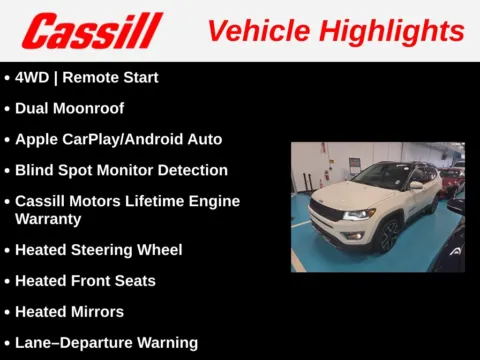 Another view of 2018 Jeep Compass Limited for sale in Cedar Rapids, IA at Cassill Motors