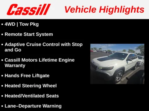 Another view of 2019 Jeep Cherokee Trailhawk for sale in Cedar Rapids, IA at Cassill Motors