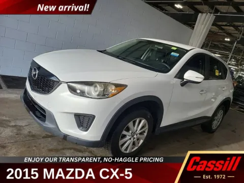 White 2015 Mazda CX-5 Sport for sale in Cedar Rapids, IA