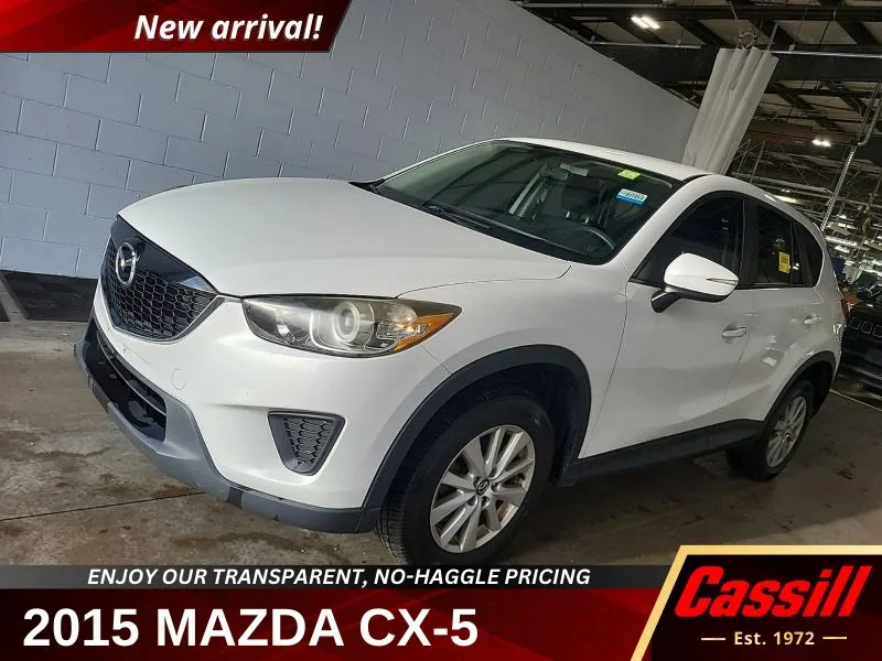 White 2015 Mazda CX-5 Sport for sale in Cedar Rapids, IA
