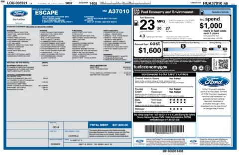 Photos of 2017 Ford Escape Titanium for sale in Cedar Rapids, IA at Cassill Motors