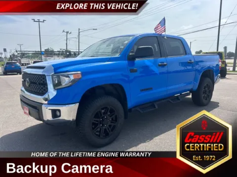 Blue 2021 Toyota Tundra SR5 for sale in Cedar Rapids, IA