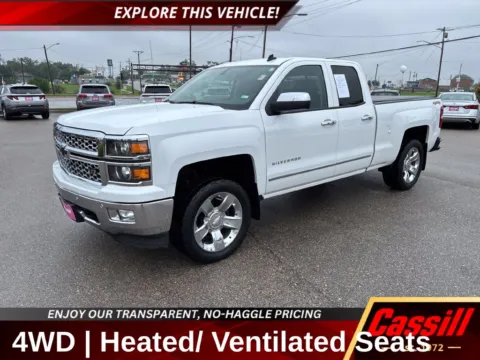 White 2014 Chevrolet Silverado 1500 LTZ for sale in Cedar Rapids, IA
