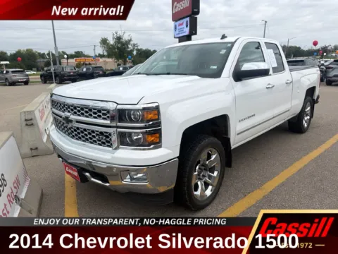 White 2014 Chevrolet Silverado 1500 LTZ for sale in Cedar Rapids, IA