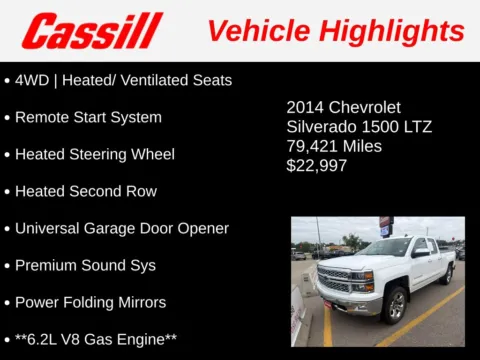 Another view of 2014 Chevrolet Silverado 1500 LTZ for sale in Cedar Rapids, IA at Cassill Motors
